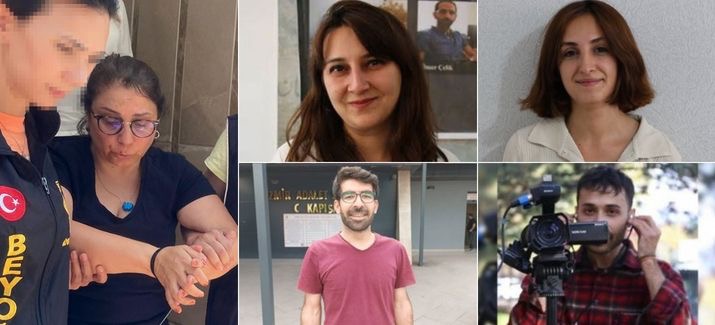 Dört şehirde 5 gazeteci gözaltına alındı