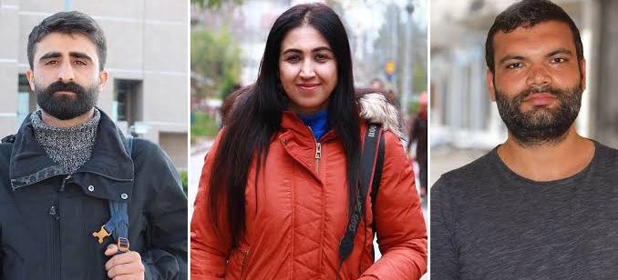 Gazeteciler Esra Solin Dal, Mehmet Aslan ve Erdoğan Alayumat’ın yargılandığı dava ertelendi